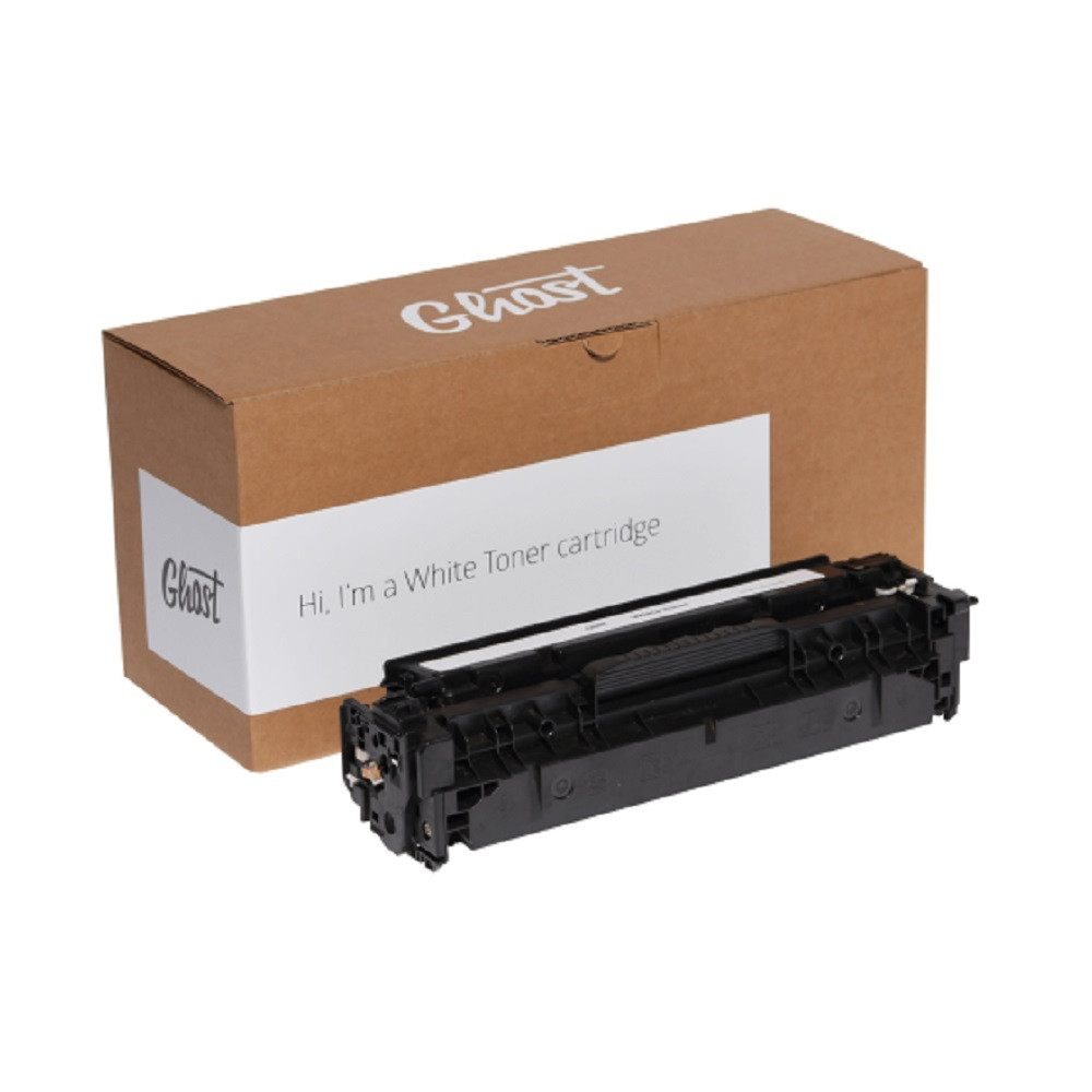 Ghost White Toner Cartridge for HP Color LaserJet Pro M252 Printer  (Comparable to HP 201A) - USCutter