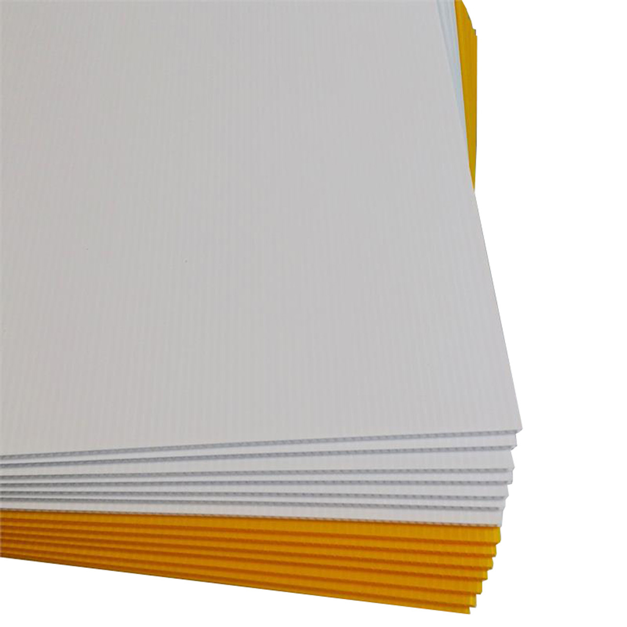 T-SIGN Corrugated Plastic Sheets Coroplast Sign Blank Board, 24 x