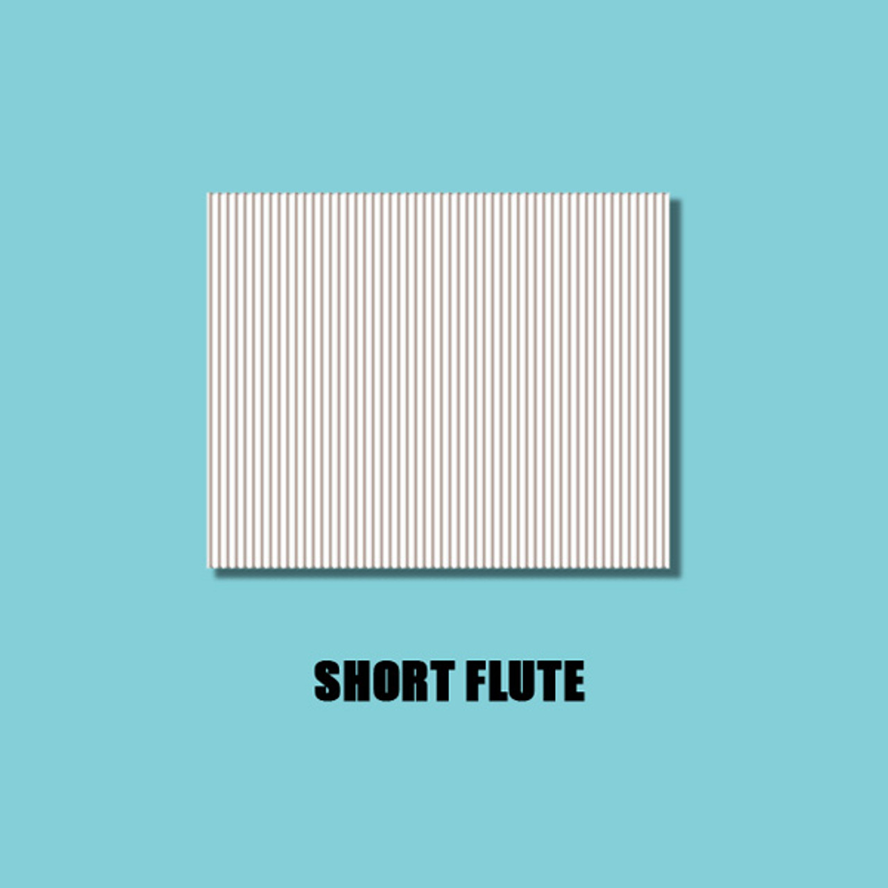 48 x 24 Corrugated Plastic Sheets - Short Flute White