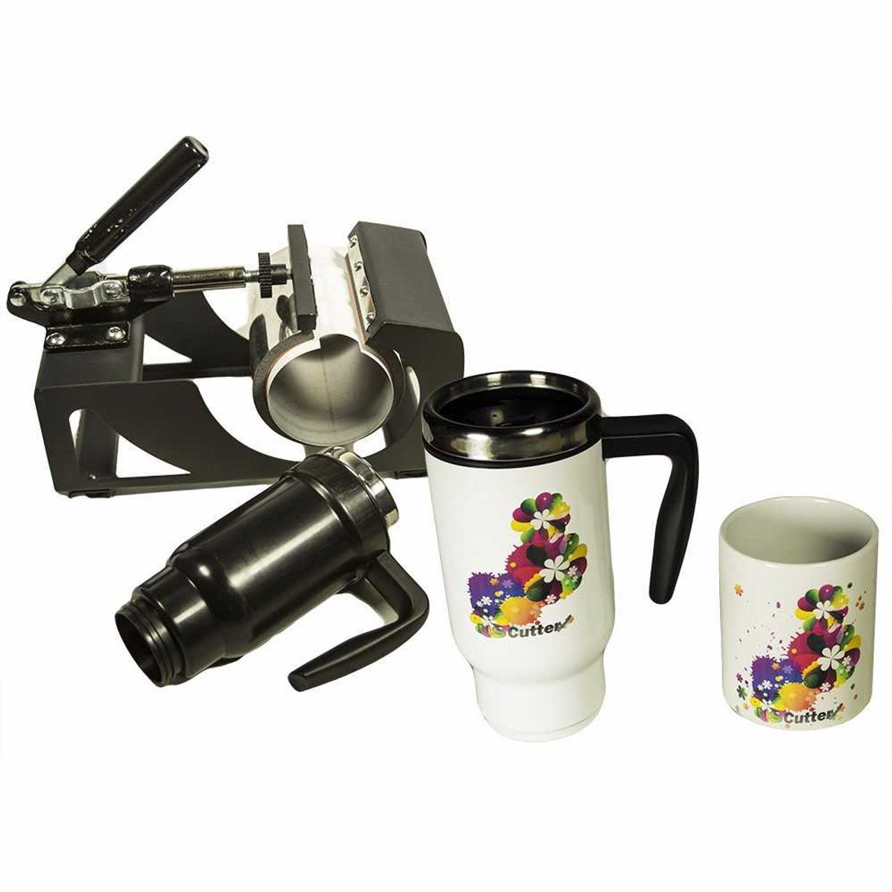 Mug Sublimation Kit including Multi-Mug Press, Mugs & Sublimation Supplies