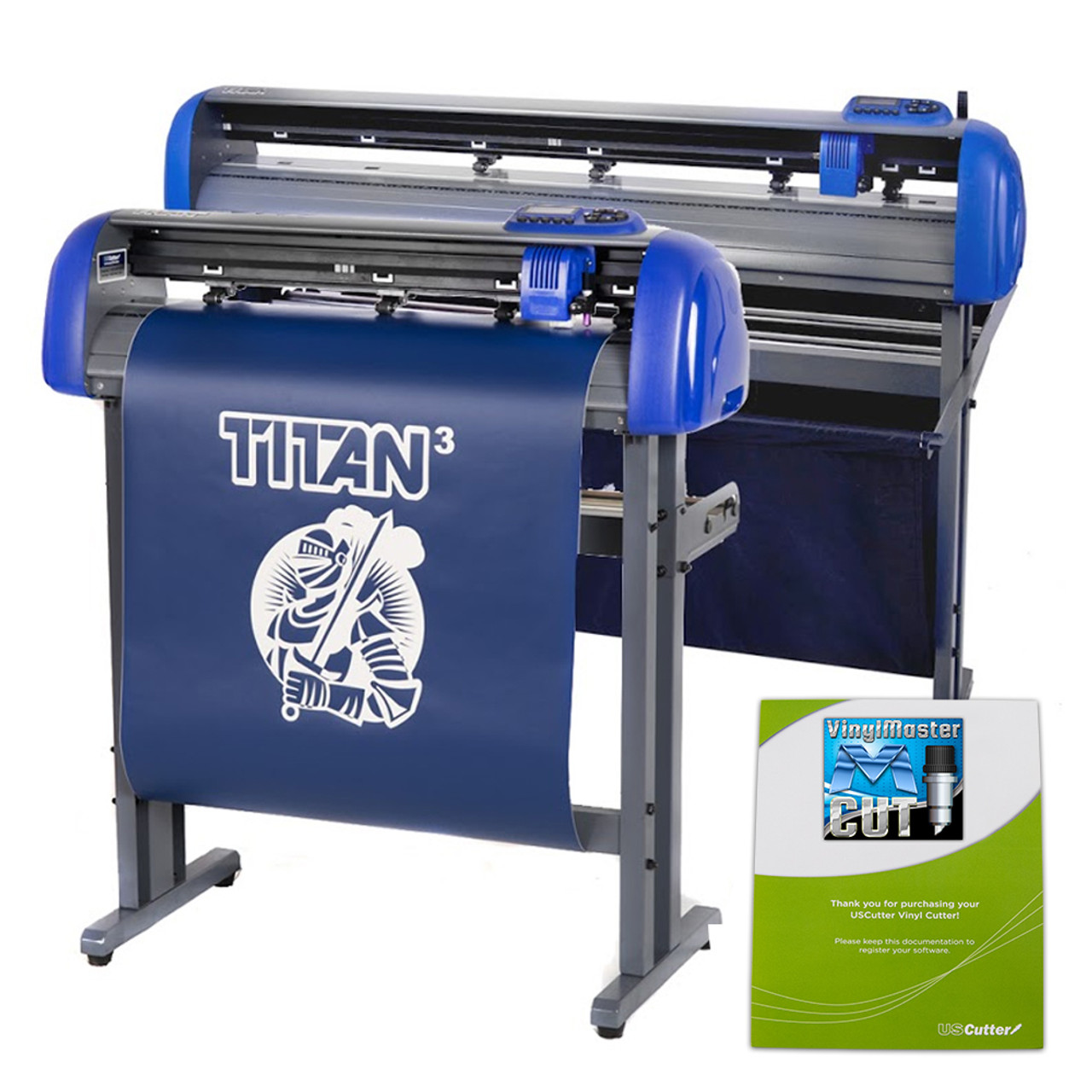 USCutter TITAN 3 ARMS Contour Cutting Vinyl Cutter - 28