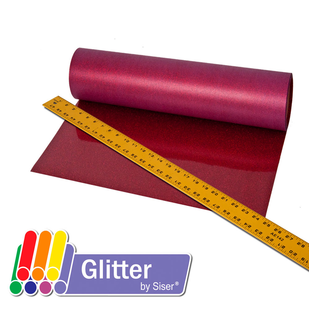 20 Color Theory Glitter Heat Transfer Vinyl
