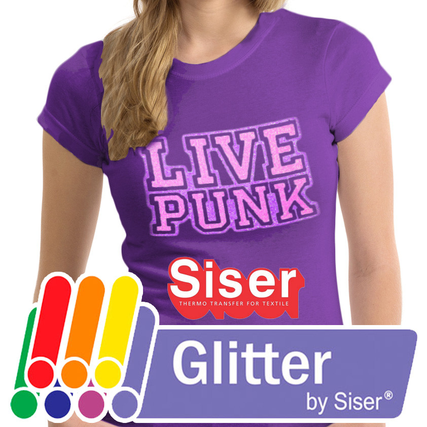 Siser Sparkle Thermotransferfolie - Glitzer-Effekt Für T-Shirts & Textilien