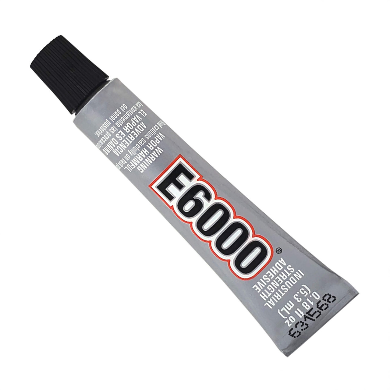 E6000 Adhesive Glue, Multi-purpose Industrial Strength, 1 Tube - 3.7 fl Oz