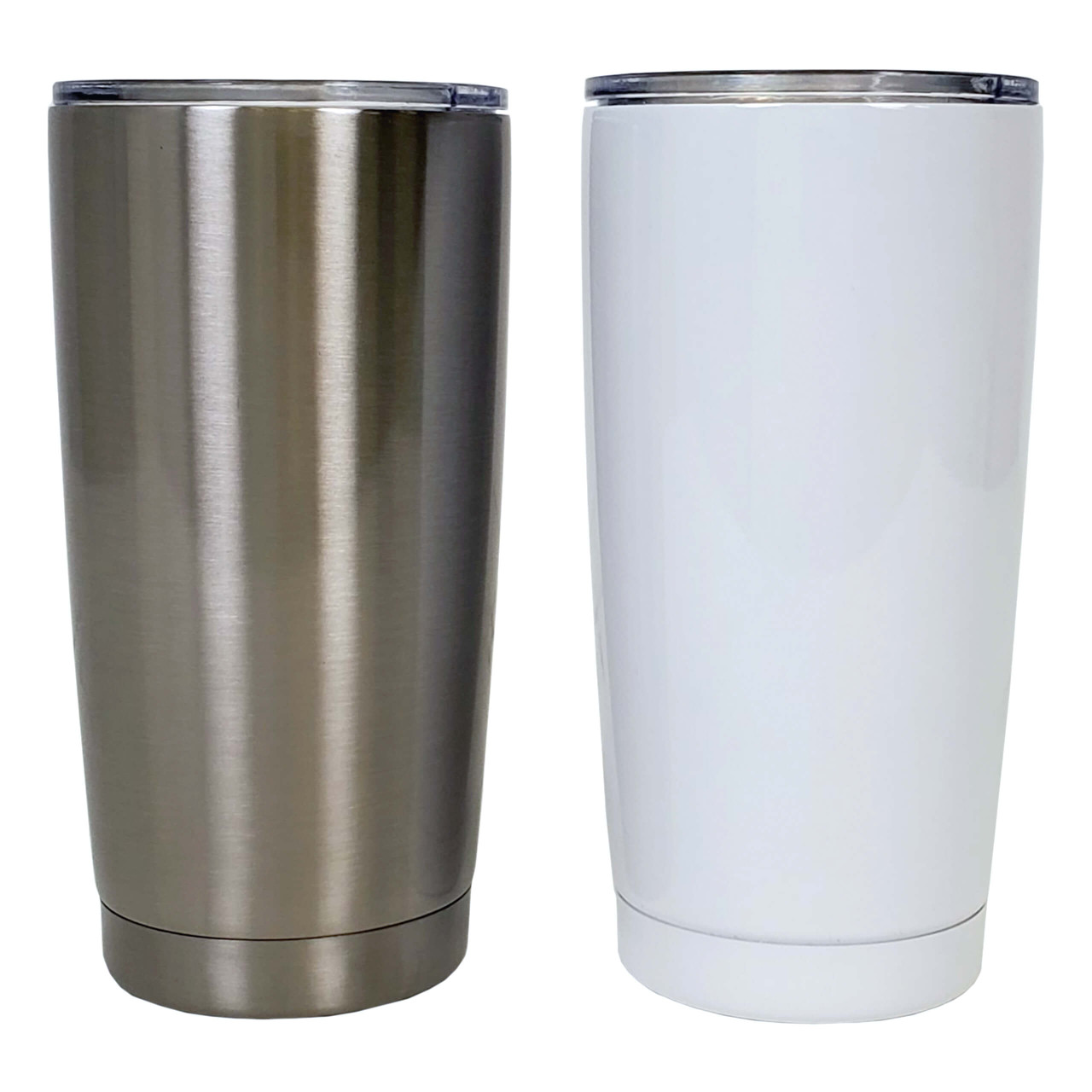 Stainless Steel Black Tumbler 20oz. (Blank)