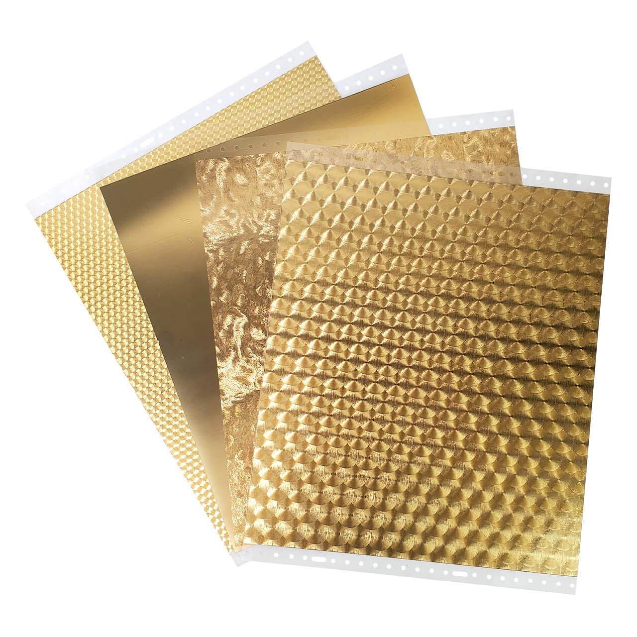 Luxury Gold Holographic Adhesive –
