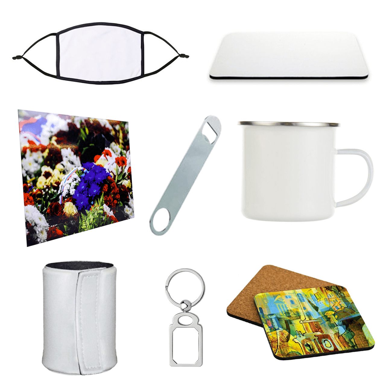 Dye Sublimation Sample Printable Product Starter Kit