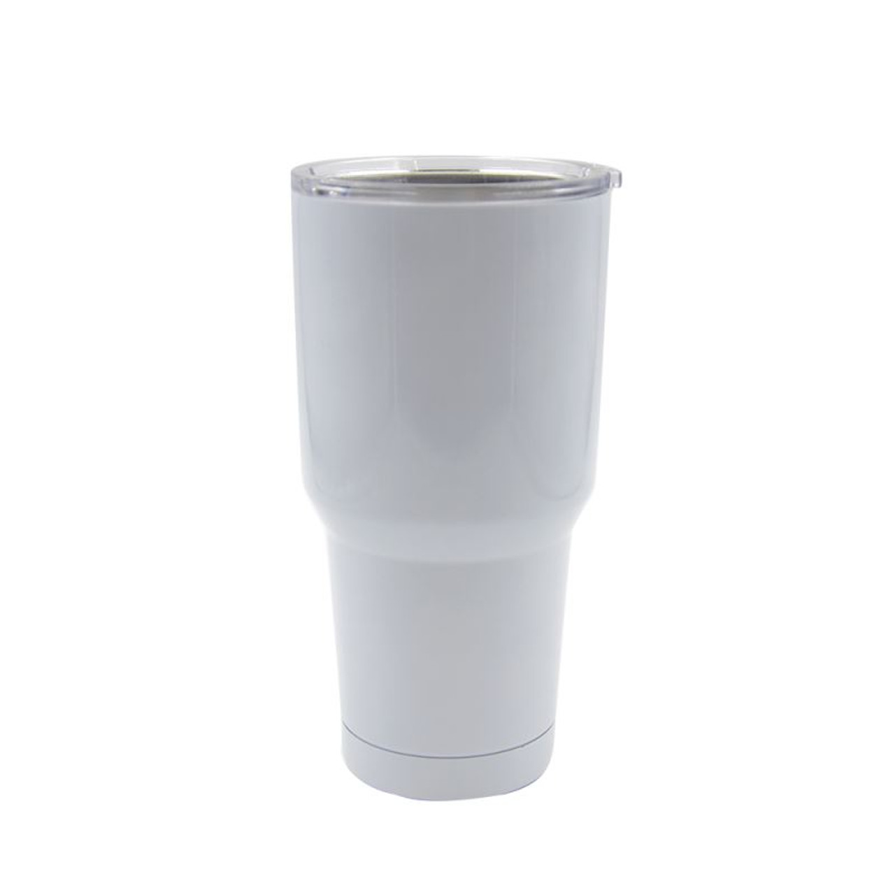 30oz Stepped Stainless Steel Travel Tumbler Sublimation Blank with lid