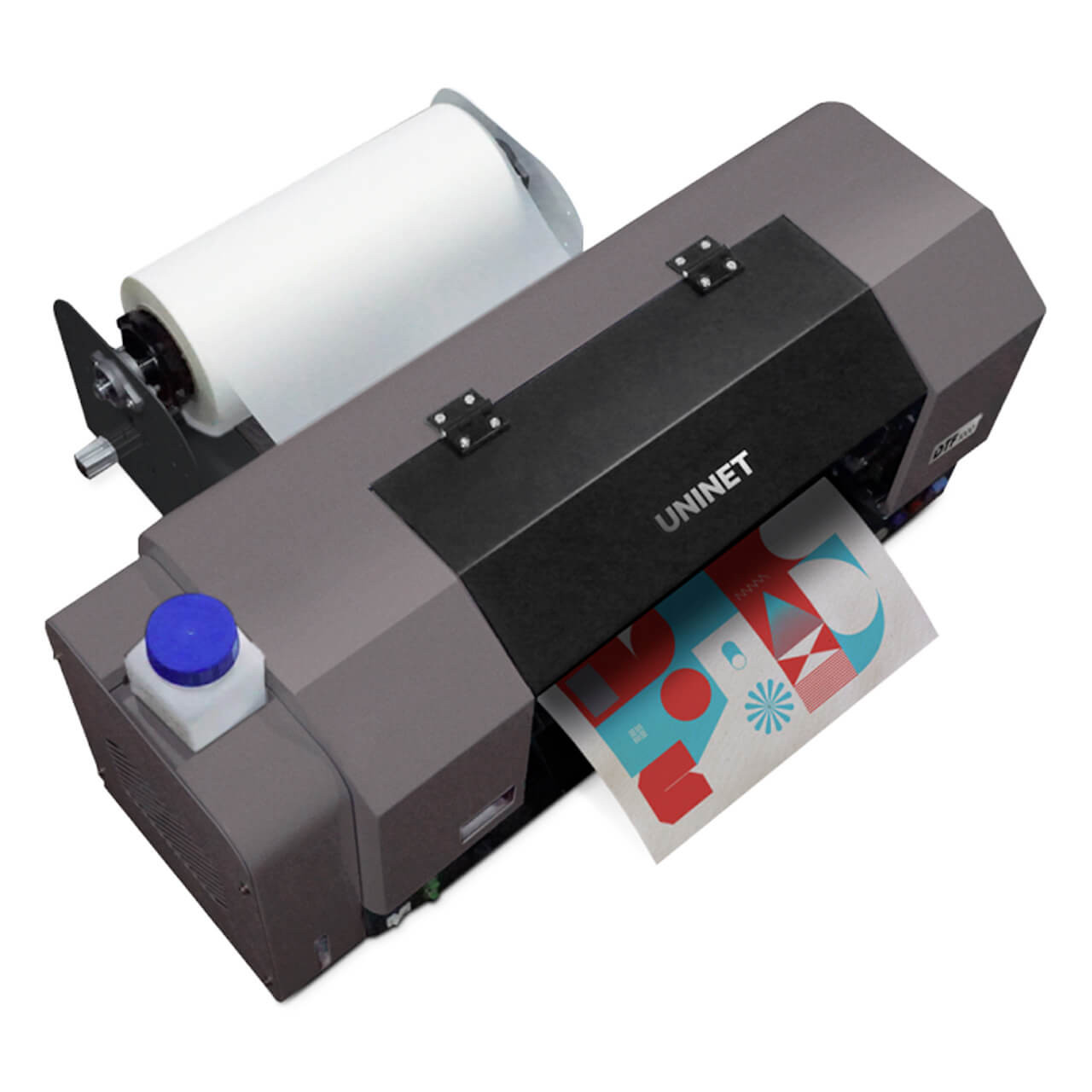 Gallery DTF Printer Bundle 1390R, CMYKW Inks, DTF Powder, Cold Peel Film,  Software, Inline Roll Shaker & Oven With Filter