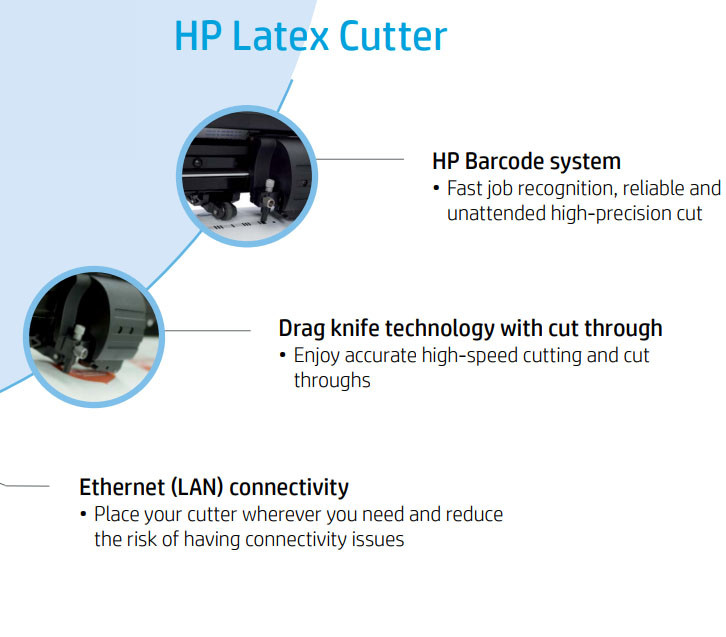 HP Latex Print & Cut Plus Solution HP 115 54in Printer and 54in HP