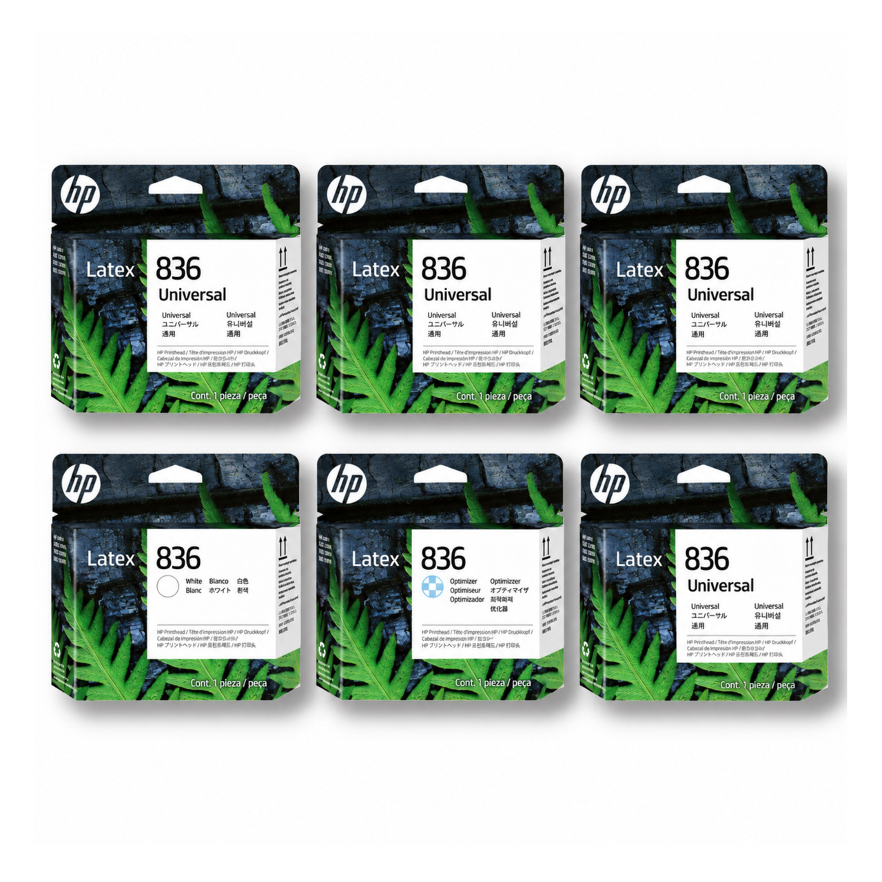 HP 836 Latex Printhead ホワイト 2個セット HP 836 OEM Printhead Set for Latex 630 W Printer – 6 Pack