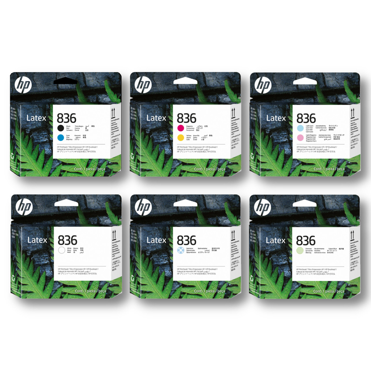 HP ラテックスプリンター 836 プリントヘッド 計8本 HP Latex 836 Printhead Set for 630 W Series Printers