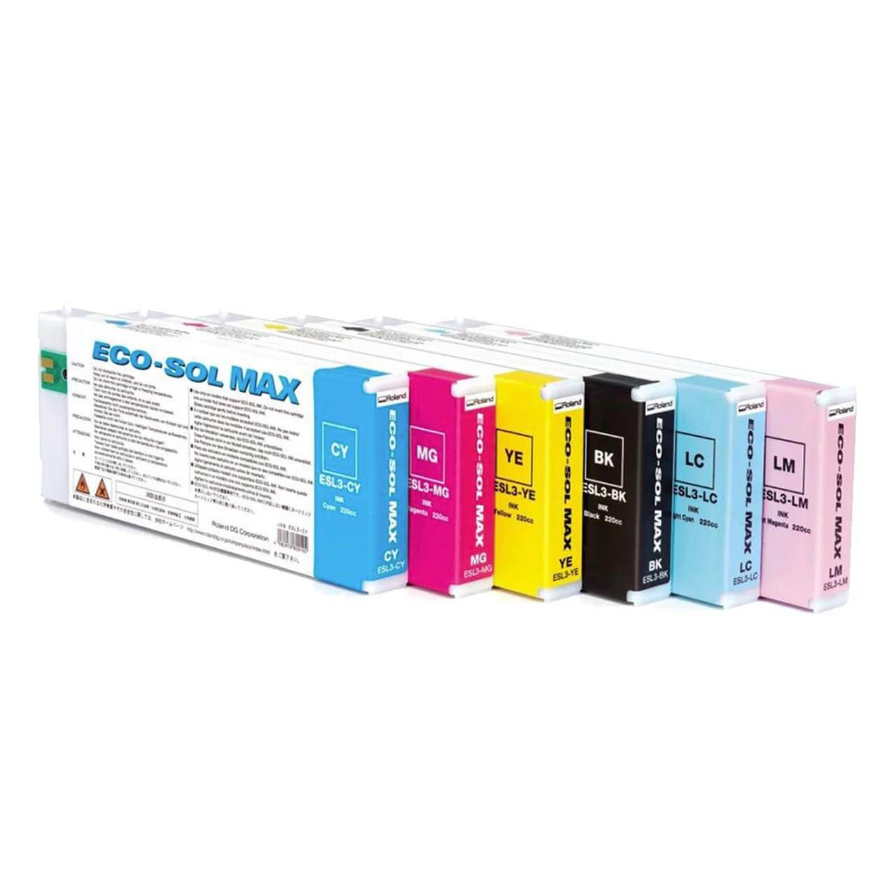 ランランRUN ⭐︎Roland ECO-SOL MAXインクシアン2本⭐︎ Roland ECO-SOL MAX Ink Cartridges ESL3