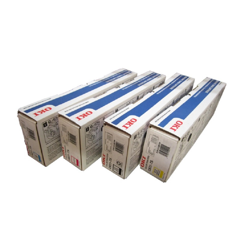 OKI proColor C831TS Replacement Toner Cartridges - CMYK