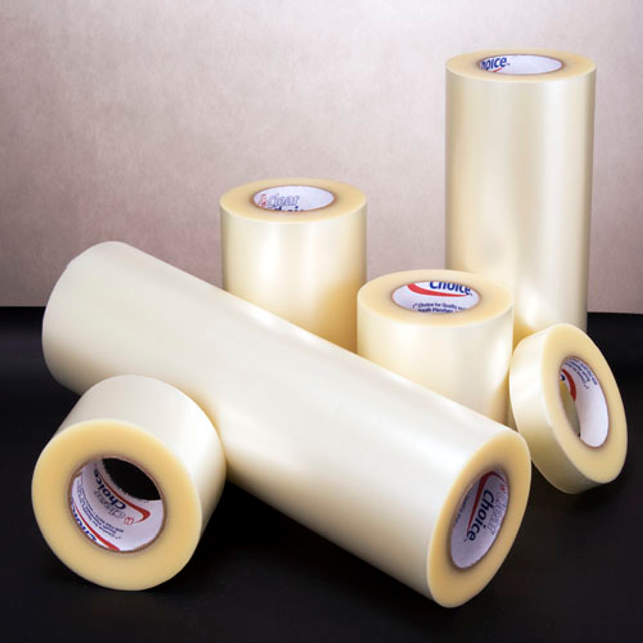 Transfer Tape for Vinyl, 24 inch x 100 Feet, Clear Film with Medium-High Tack Adhesive. American-Made Application Tape for Vinyl Graphics