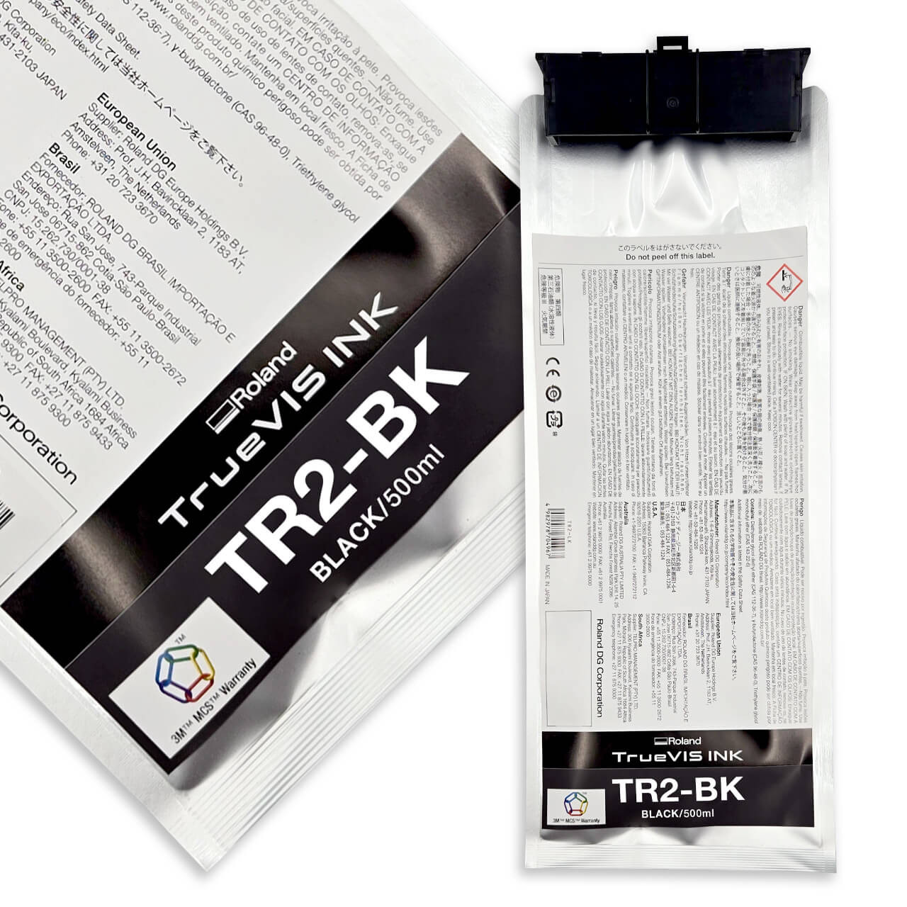 Roland TrueVIS TR2 Black Ink (500cc Pouch) TR2-BK
