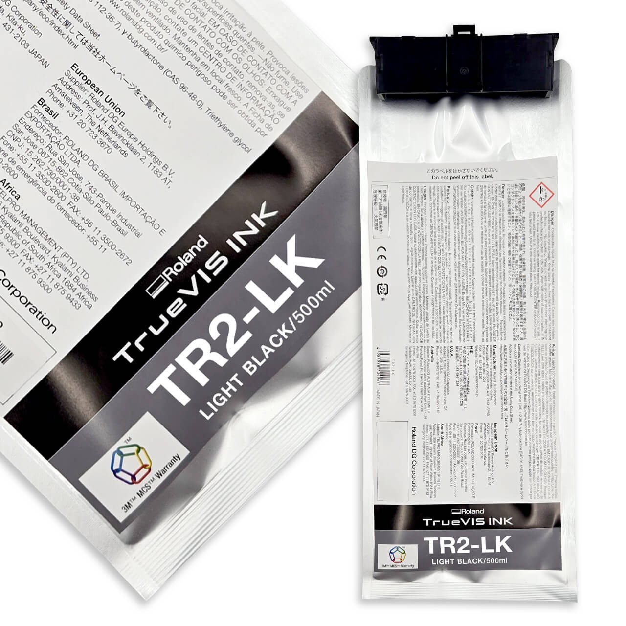 TR-LC Roland TrueVisインク Roland TrueVIS TR2 Light Black Ink (500cc Pouch) TR2-LK