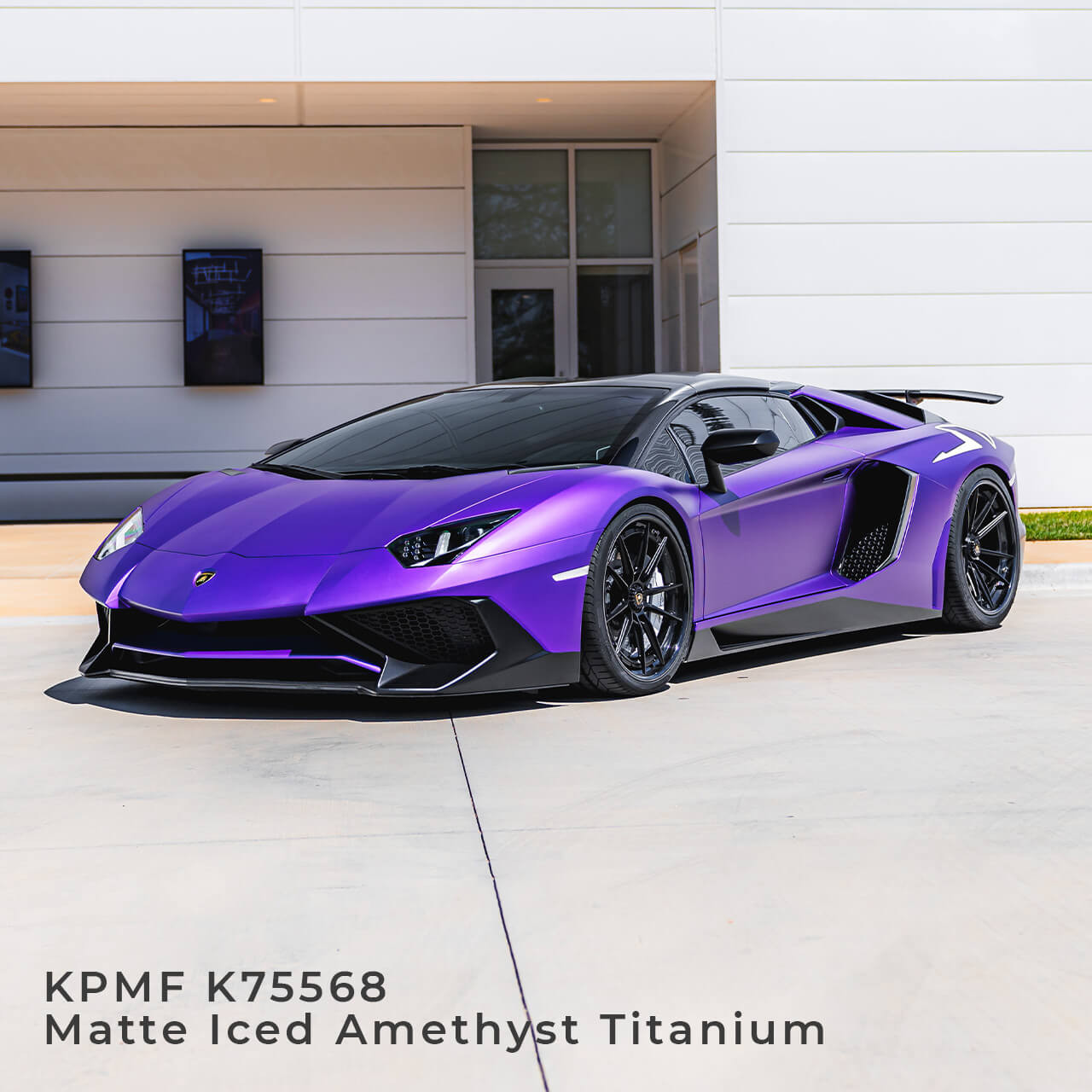 KPMF K75400 Series Matte Iced Amethyst Titanium Vinyl Vehicle Wrap