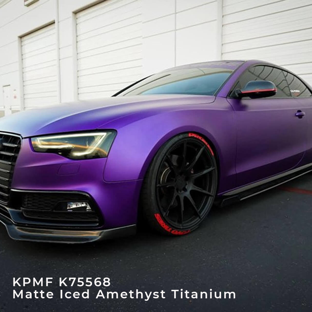 KPMF K75400 Series Matte Iced Amethyst Titanium Vinyl Vehicle Wrap
