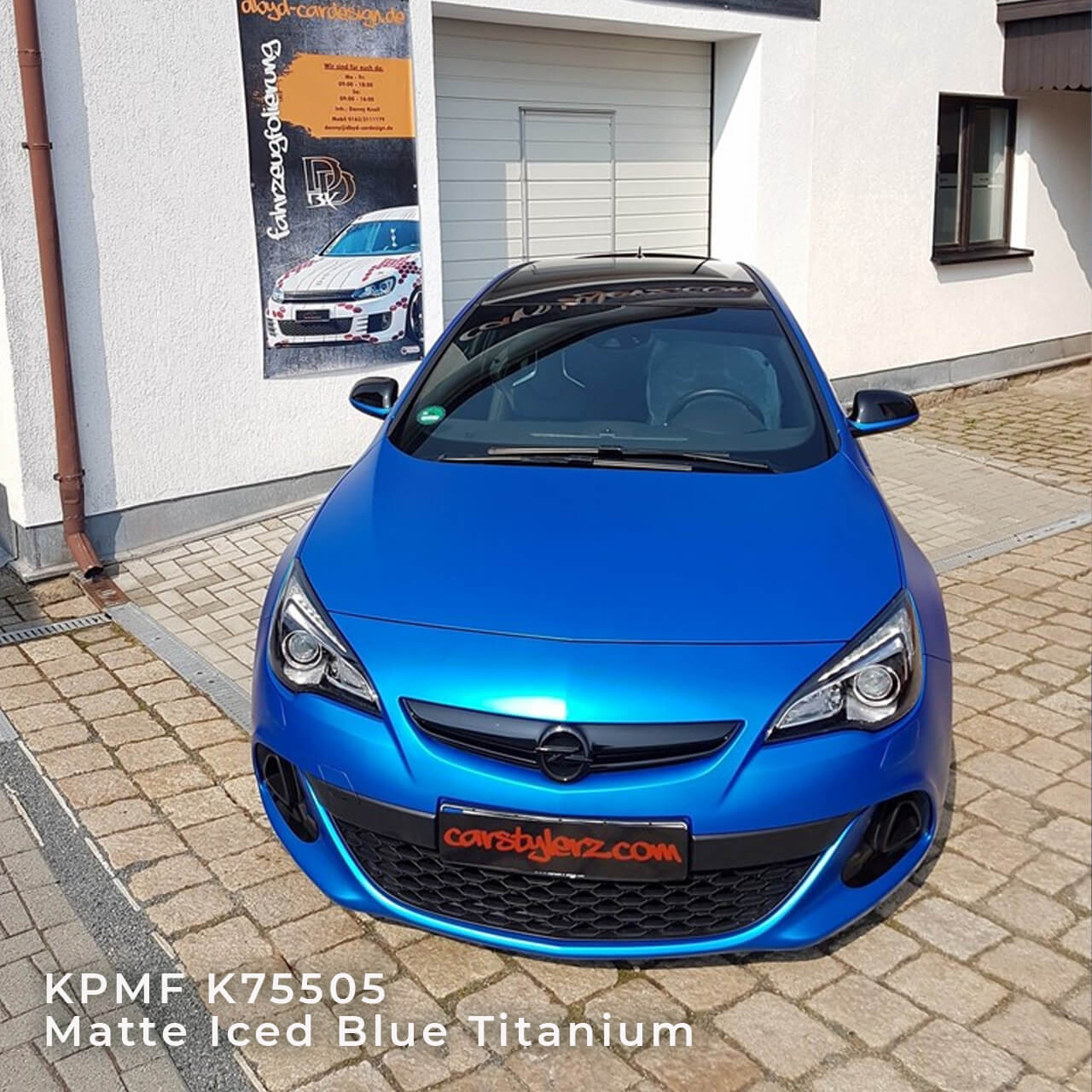 KPMF K75400 Series Matte Iced Blue Titanium Vinyl Vehicle Wrap