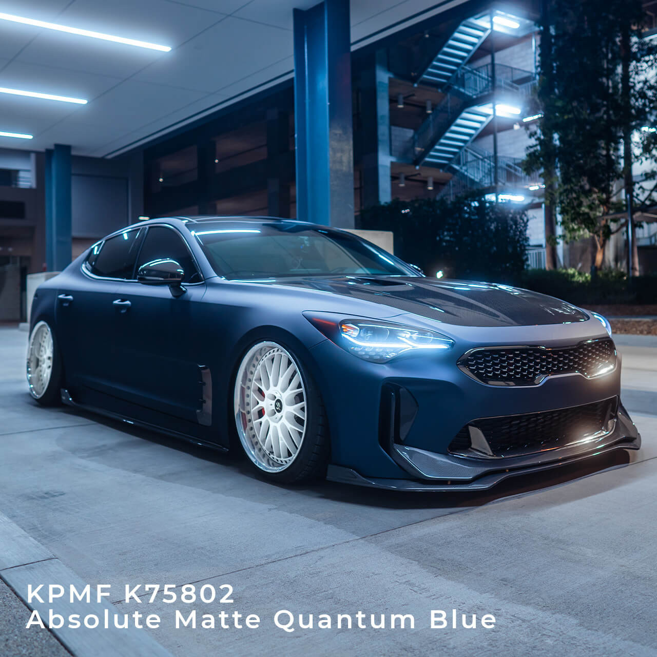 KPMF K75400 Series Absolute Matte Quantum Blue Vinyl Vehicle Wrap
