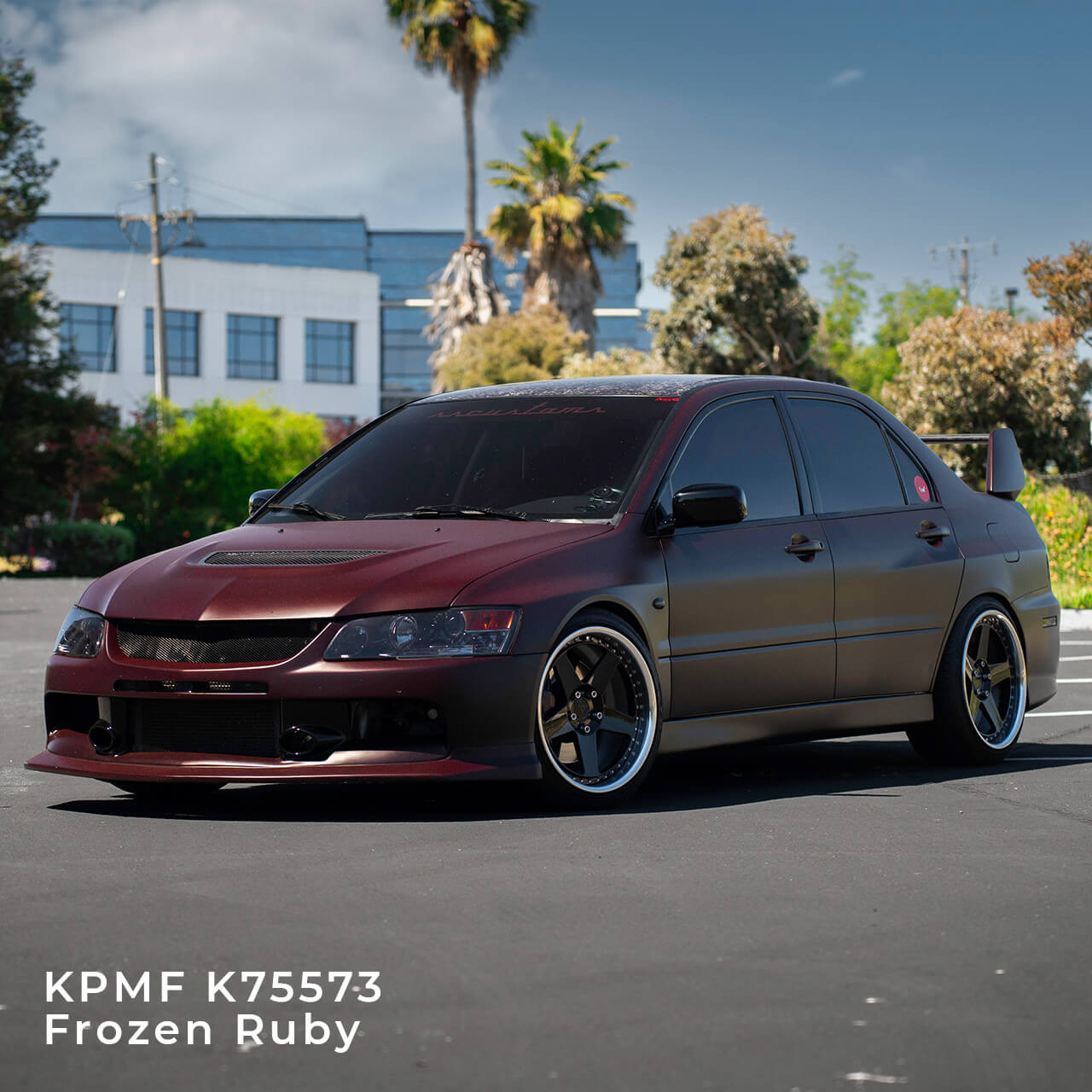 KPMF K75400 Series Matte Frozen Ruby Vinyl Vehicle Wrap (K75573)