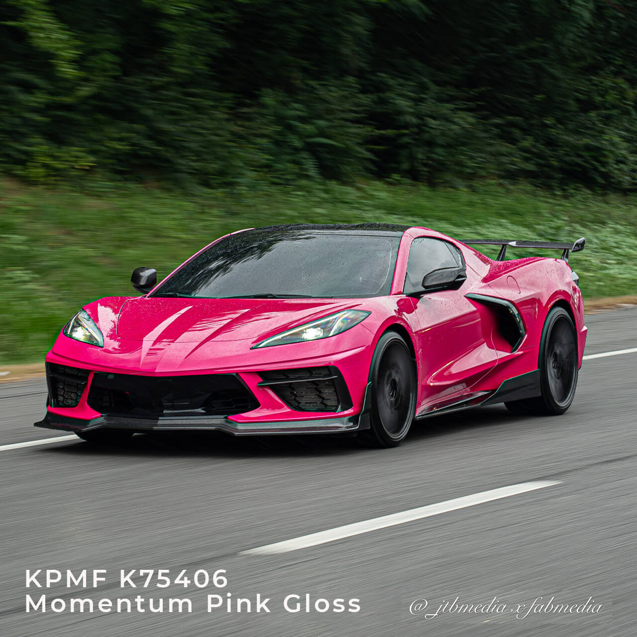 KPMF K75400 Series Gloss Momentum Pink Vinyl Vehicle Wrap (K75406)
