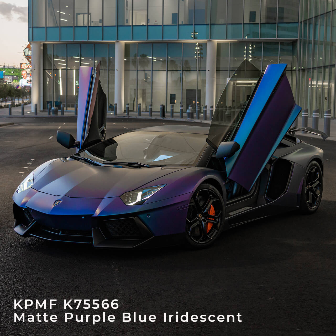 KPMF K75400 Series Matte Purple/Blue Iridescent Vinyl Vehicle Wrap