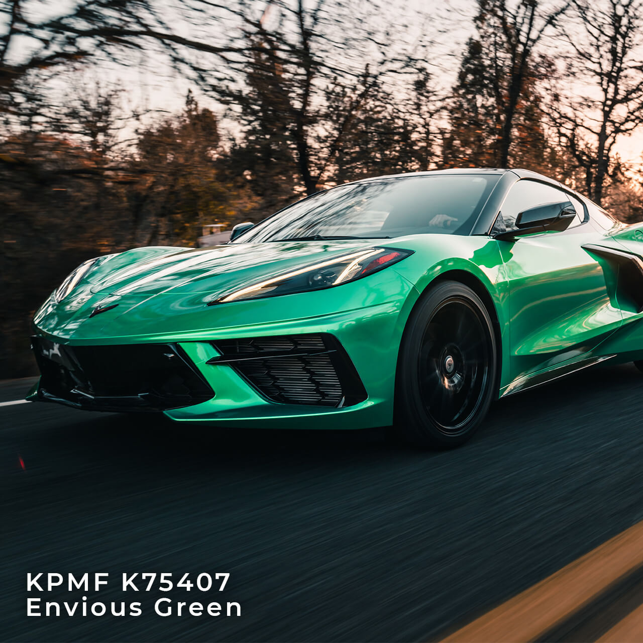 KPMF K75400 Series Gloss Envious Green Vinyl Vehicle Wrap (K75407)