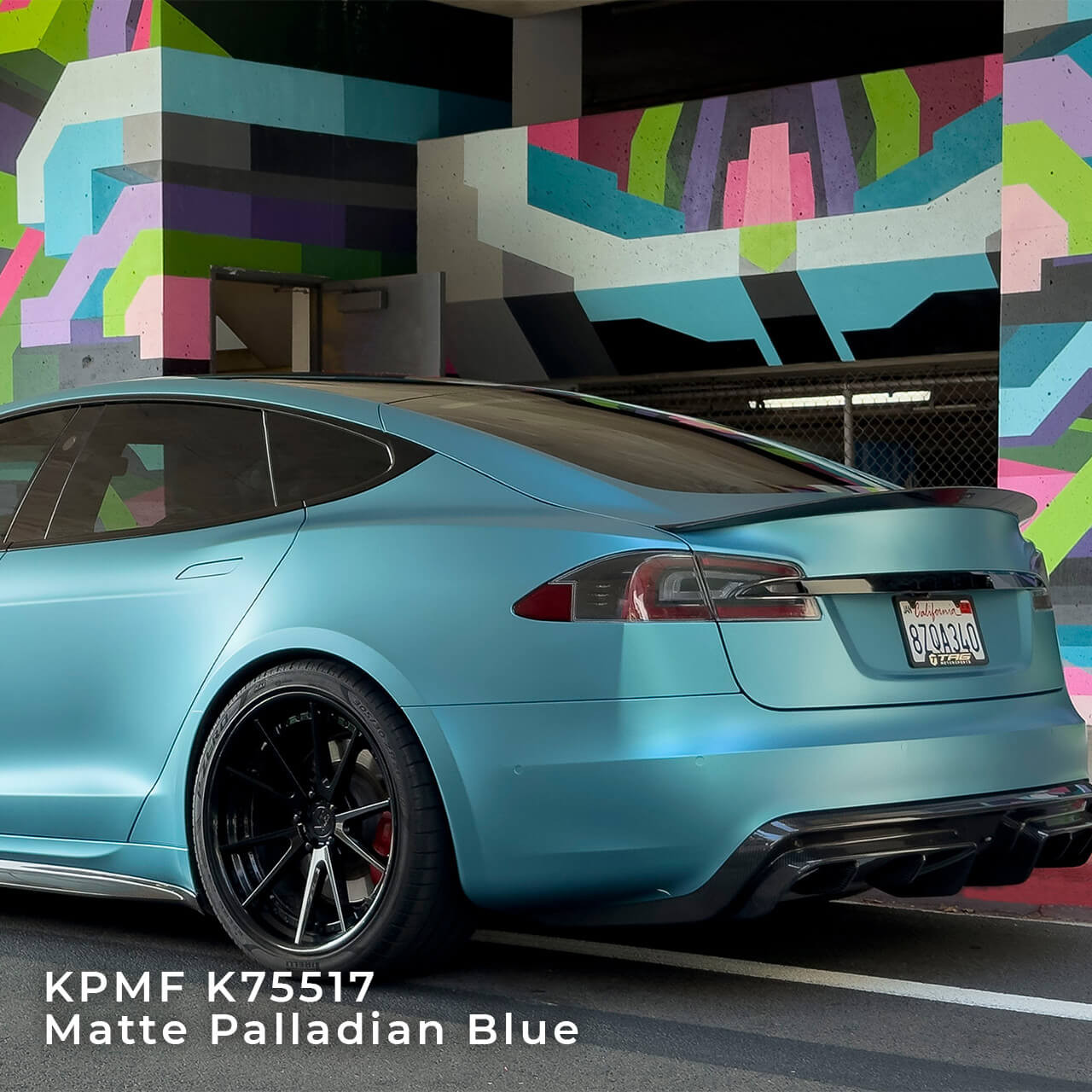 KPMF K75400 Series Matte Palladian Blue Vinyl Vehicle Wrap (K75517)