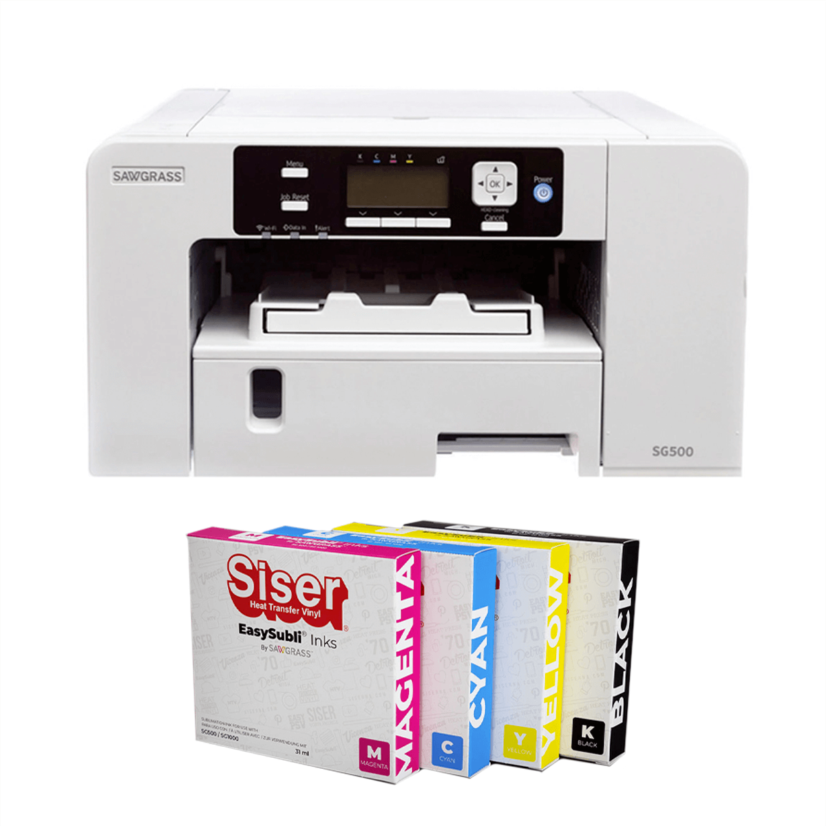 SAWGRASS SG500 サブリメーションプリンター Sawgrass SG500 Printer EasySubli Ink and Software Bundle