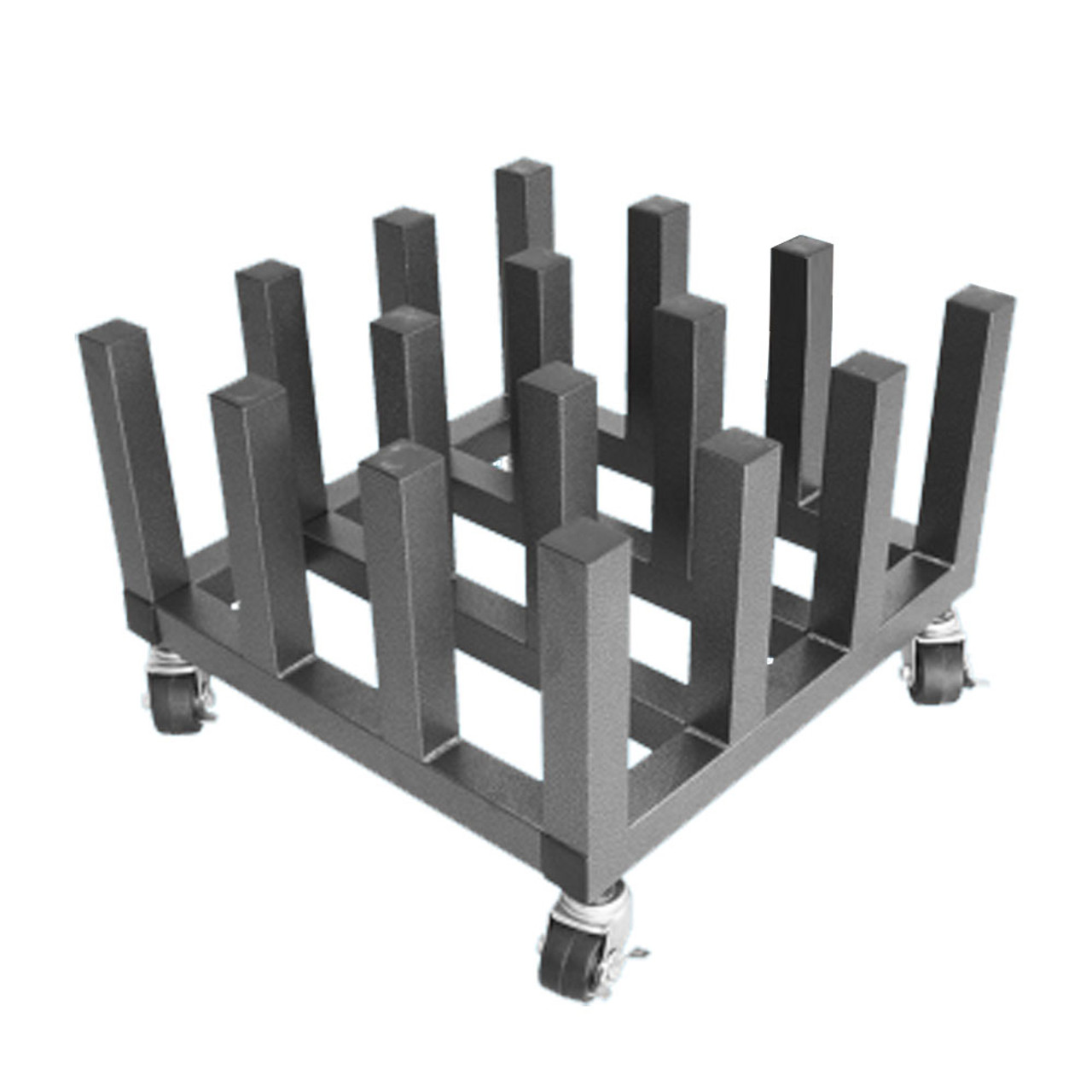 Mobile Floor Rack for Vinyl Rolls - Heavy Duty - Holds 16 x 3 Cores -  USCutter