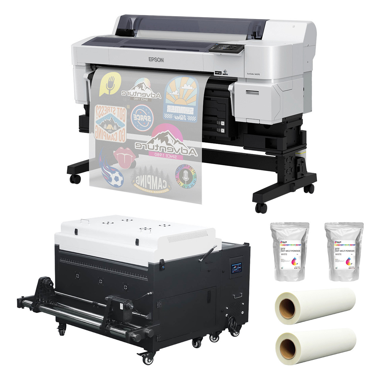 Epson SureColor G6070 DTF Printer with Miro 36 Shaker Bundle