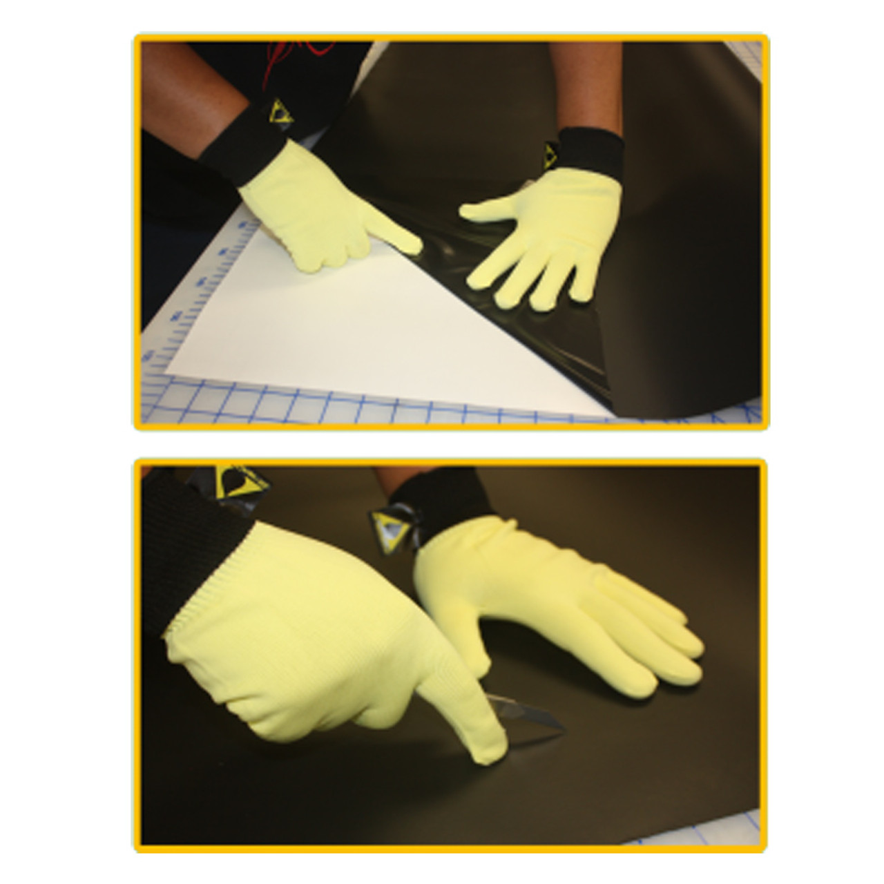 Lint-free and static-free Ghost Glove for vinyl installation