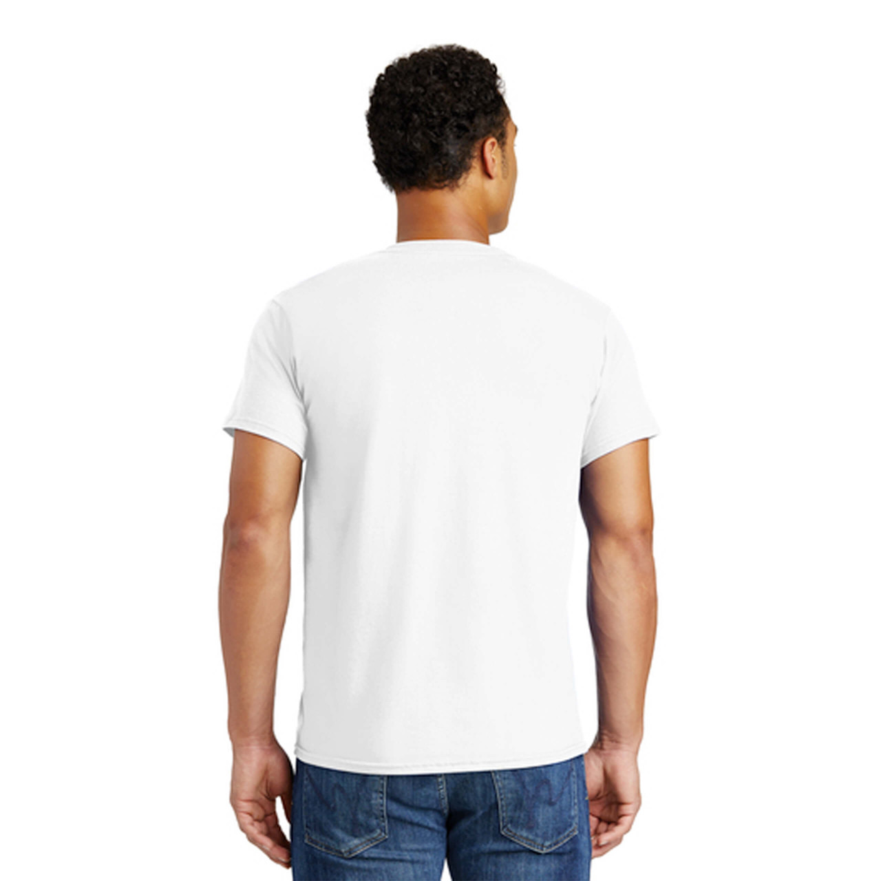 Hanes Perfect-T Tear-Away T-Shirt 100% Cotton Black or White, S, M, L, XL