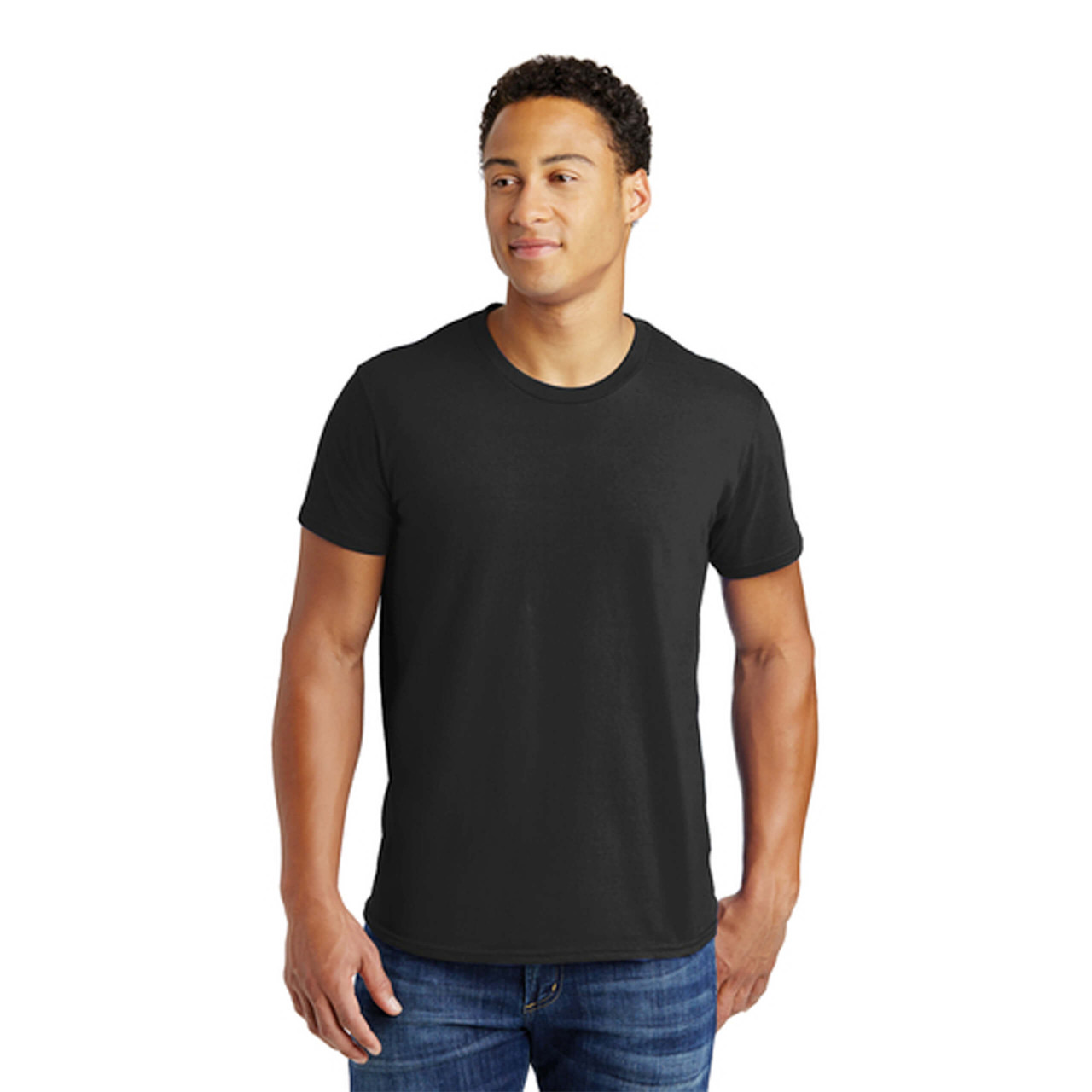 Hanes Men's Perfect-T Triblend T-Shirt 2-Pack - Black, Large