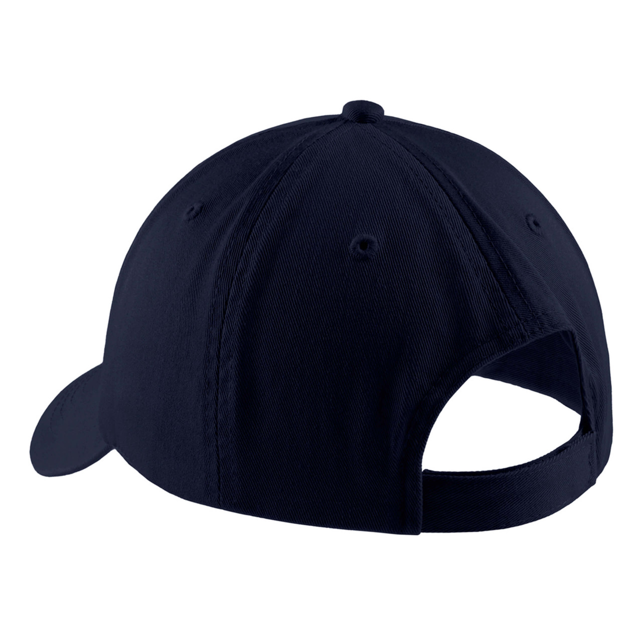 Navy Baseball Hat Blank Unstructured Washed Twill Cap