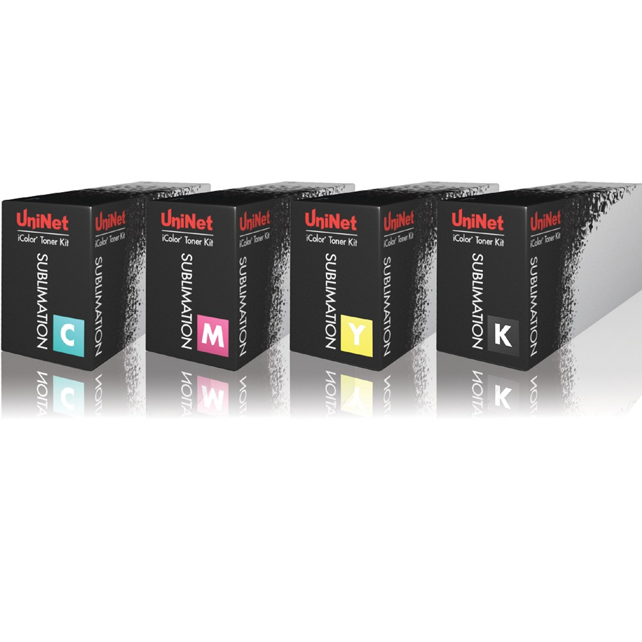 UniNet iColor 550 Sublimation CMYK Starter Toner Starter Cartridge Kit