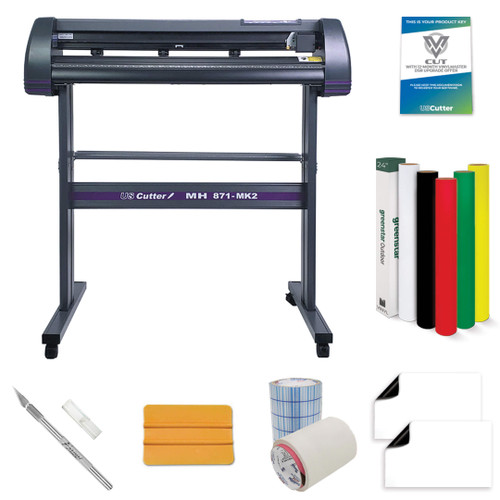 34" MH 871 Vinyl Cutter Value Kit w/ VinylMaster Design & Cut Software