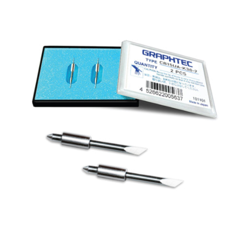 Graphtec CB15UA-K30 1.5mm 60° Cutting Angle Blade 2-Pack (for CB15 Blade Holders)