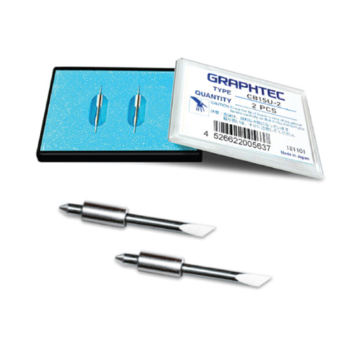 Graphtec CB15U 1.5mm 45° Cutting Angle Blade 2-Pack (for CB15 Blade Holders)