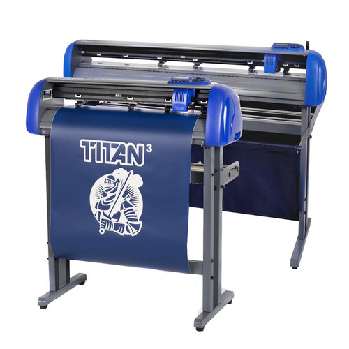 Refurbished 53" TITAN 3 Vinyl Cutter with Stand and Catch Basket