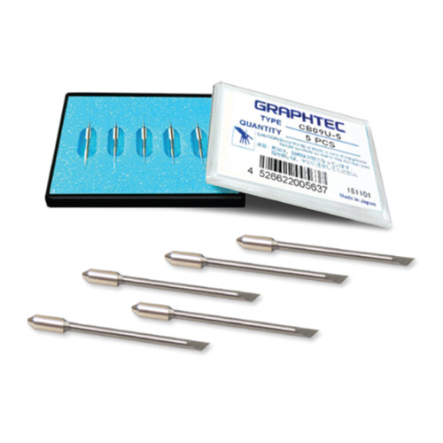 Graphtec CB09UB 0.9mm 45° Cutting Angle Blades 5-Pack (for CE8000 and FC9000)