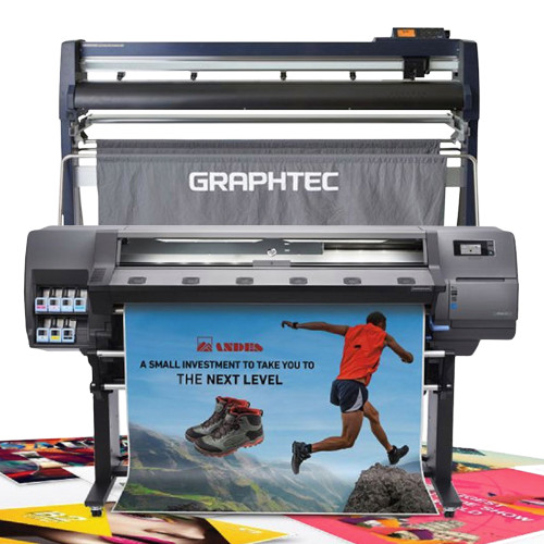 HP Latex 115 54" Print Cut Bundle with Graphtec 54" FC9000