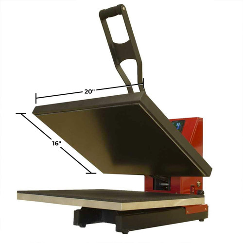 Large 20" x 16" Clamshell Heat Press