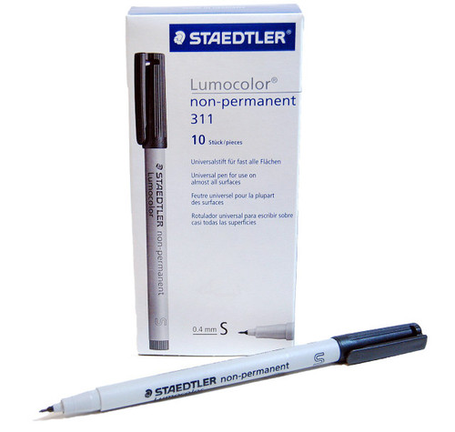 Graphtec STAEDTLER Fiber Tip Pen Black - 10 pack Graphtec STAEDTLER Fiber Tip Pen Black - 10 pack