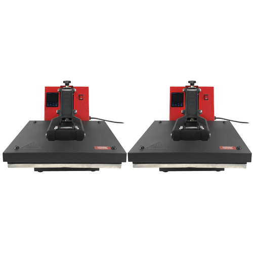 2X Clamshell Heat Press - 15" x 15" Package Deal for Higher Production