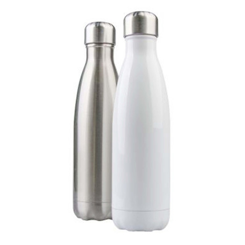 17oz Stainless Steel Coke-Shaped Water Bottle Dye Sublimation Blank