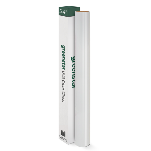 Greenstar UV3 Clear Gloss Calendared Printable UV Laminate Vinyl Greenstar UV3 Clear Gloss Calendared Printable UV Laminate Vinyl
