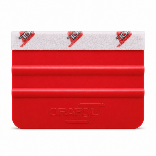 ORAFOL Red Non-Stick Felt Squeegee
